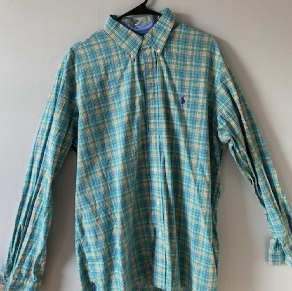 Ralph Lauren long sleeved shirt XL.